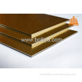 Decorative Wall Panels/Aluminum Composite Panels Ad-836 Golden Brushed